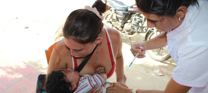 Alrededor de 800 personas han sido vacunadas en la frontera.