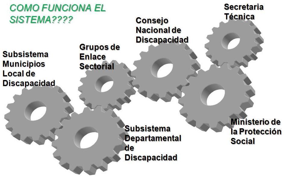 Estructura del Sistema Nacional de Discapacidad